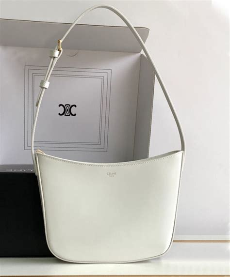 croque celine|MEDIUM CELINE CROQUE BAG in SHINY CALFSKIN.